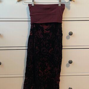 Rare Vintage JEAN PAUL GAULTIER SOLEIL FUZZI Small - Mesh Body-Con Skirt